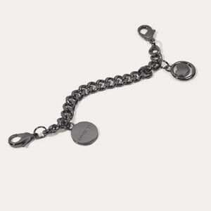 Bandolier Black Charm Wristlet